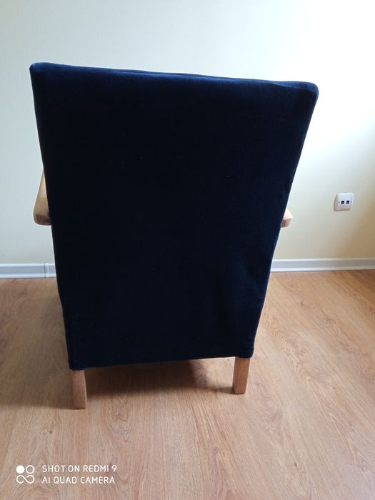 fotel art deco po renowacji