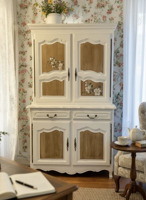 Kredens prowansalski, kredens shabby chic, kredens ludwikowski