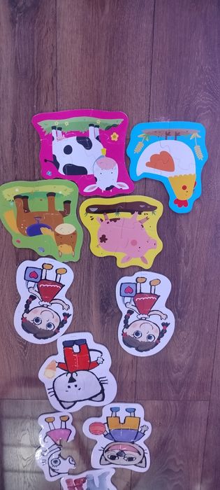 Puzle - zestawy dla 2 latka