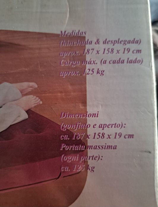 Cama insuflável casal/solteiro