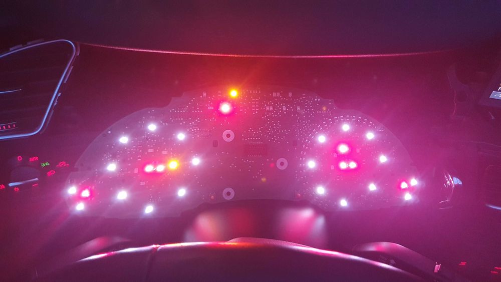 NAPRAWA licznika FIS podświetlenia LED Audi VW Skoda Opel Ford Convers