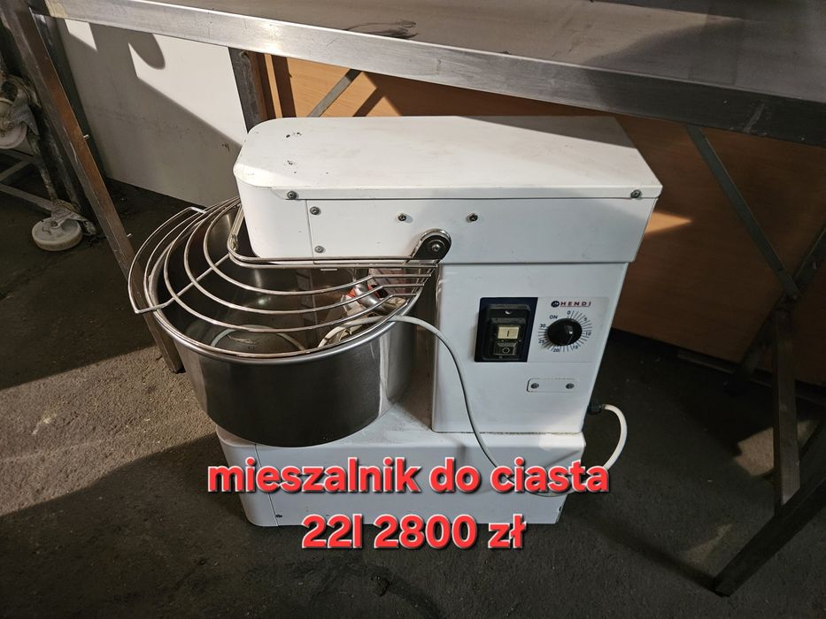Mieszalnik hendi, mieszalnik do ciasta ciężkiego, mikser spiralny do pizzy