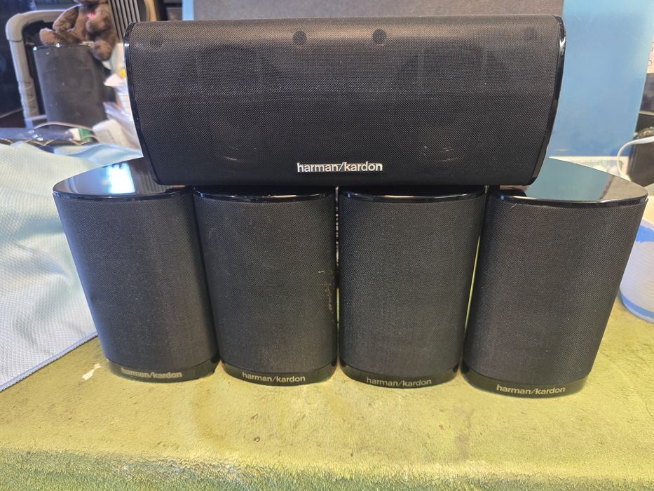 HARMAN KARDON HKTS zestaw 5 głośników  +  dodatki.