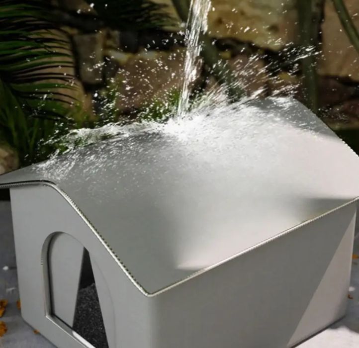 Casota para cao / gato de exterior / impermeavel (nova)