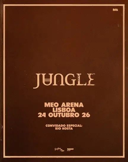 Bilhetes para  concerto Jungle