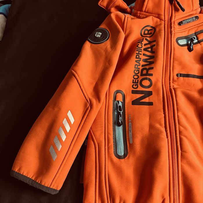 Casaco Norway Geographical Criança 8 Anos | Softshell Laranja
