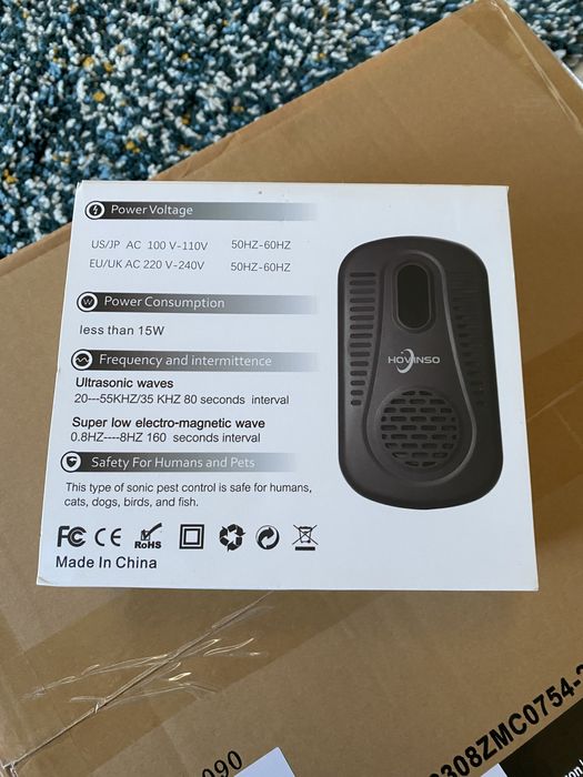 Repelente de Roedores/Ratos com Ultra-som