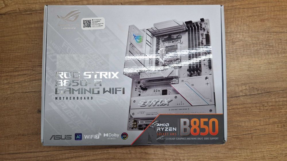 Płyta główna Asus ROG STRIX B850-A GAMING WIFI box gwarancja nr 406048