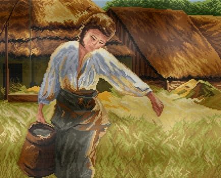 Zestaw do haftu dziewczyna z dzbanem (753)