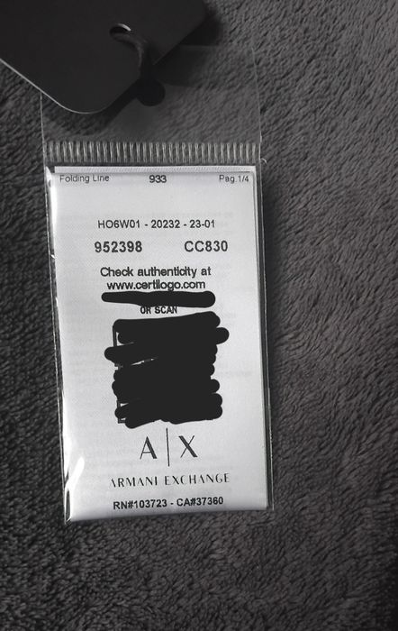 Armani Exchange сумка-бананка зі шкіри (Black) (чорного кольору)