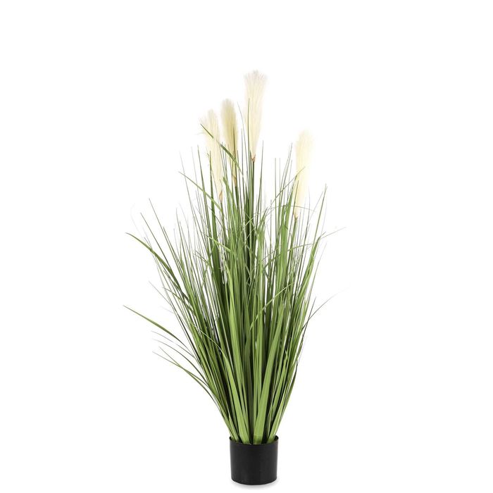 Wysoka podświetlana trawa LED trzcina w doniczce 122 cm 175765