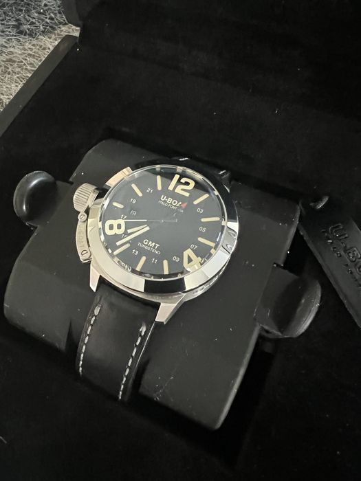 Zegarek U-boat 8050 GMT tungsten wolfram tungsteno tag omega panerai