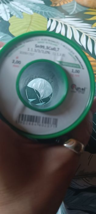 Cyna,nowa szpula