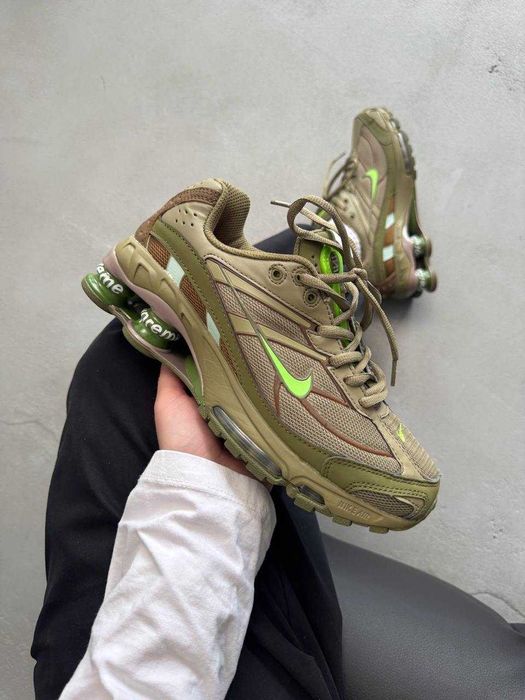 !SALE! Nike Shox Ride 2 x Supreme Khaki 36 37 38 39 40 41 42 43 44 45