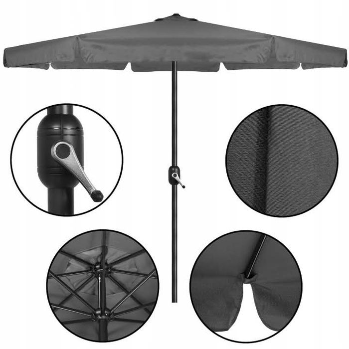 Parasol ogrodowy XXL 410cm!