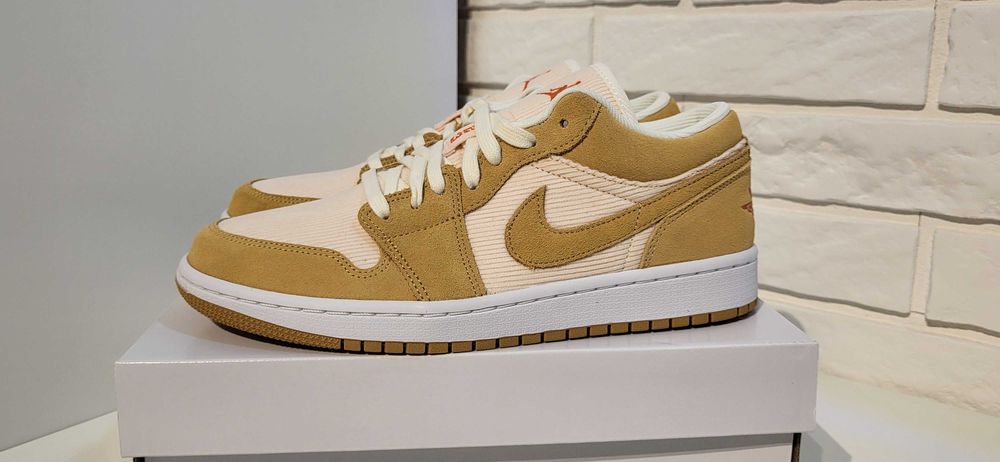 Jordan 1 Low SE Twine Orange Quartz Corduroy