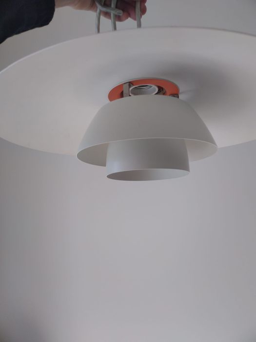 Duńska designerska lampa - PH 4/3 Louis Poulsen Biała