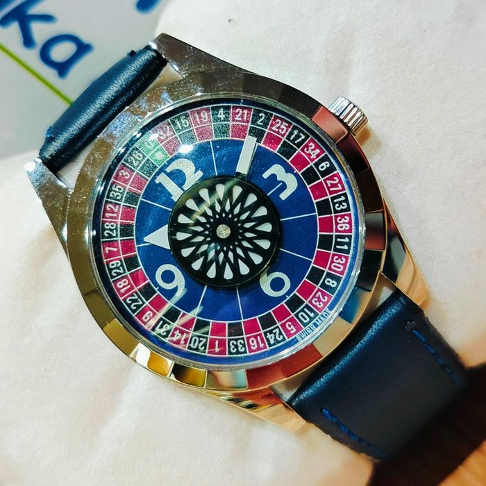 Zegarek Oris mechaniczny nakręcany roulette ruletka