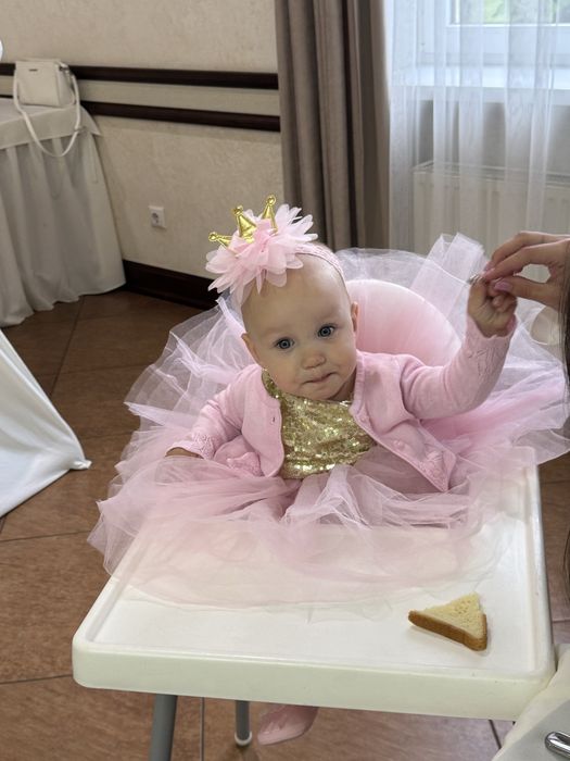 Плаття, пінетки та кофтинка на 1-2 роки