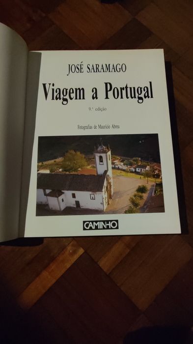 Livro Autografado José Saramago Prémio Nobel Viagem a Portugal Caminho Edição Especial