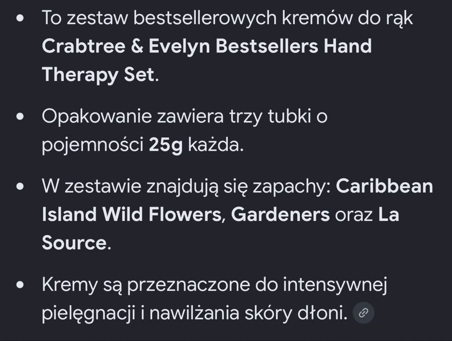 Zestaw kremów do rąk