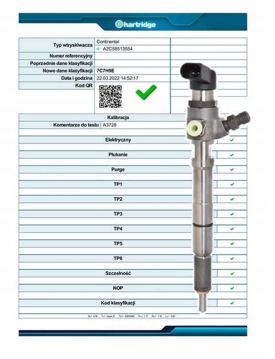 Wtryskiwacze KOMPLET 4szt VDO Siemens 03L130277B VW Skoda Seat 1.6 TDI