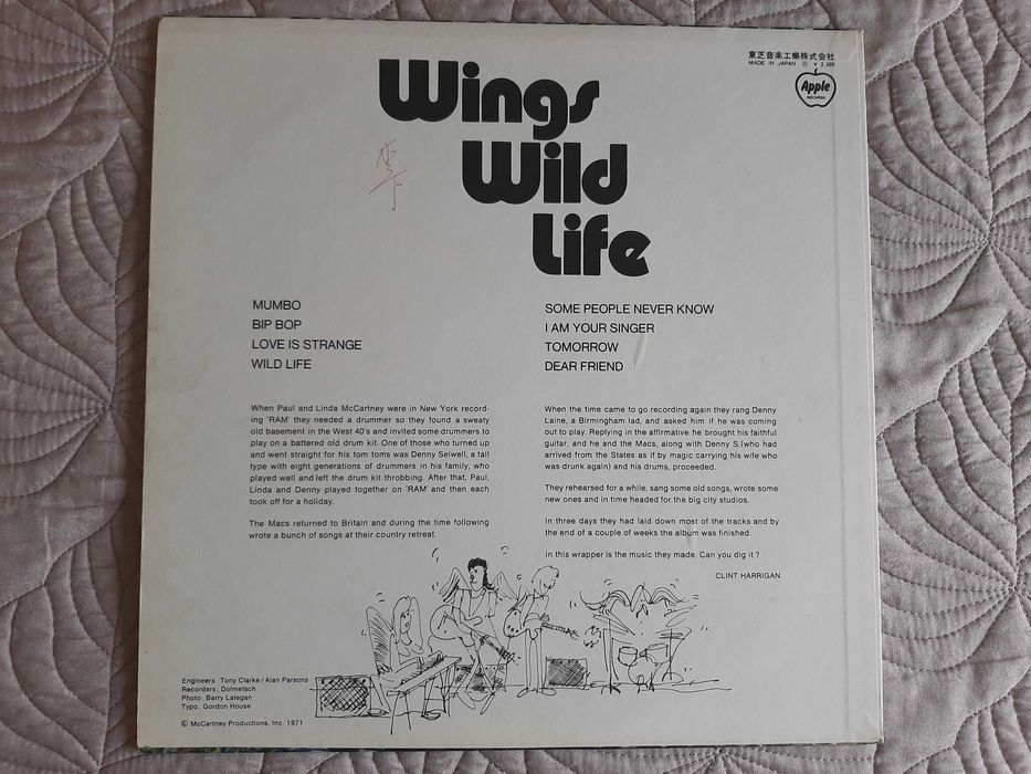 Wings - Wild Life - Japão - Vinil LP
