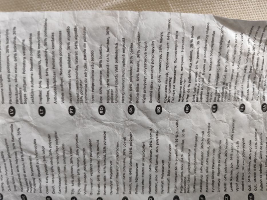 Colchão berço IKEA 1,20X0,60m - capa lavável