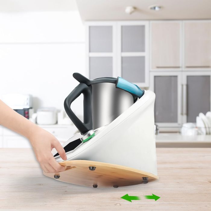 Deska pod Robota Kuchennego Thermomixa TM6 TM5 Bambusowa Ślizgowa