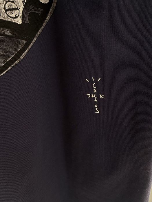 Футболка Cactus Jack x Audemars Piguet Travis Scott Navy Blue Off-White Bape