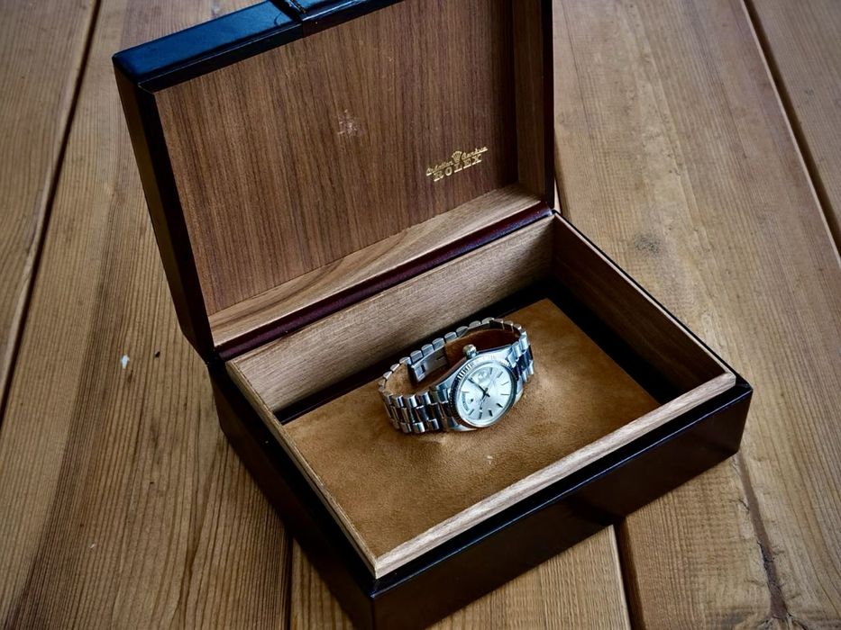 zegarek ROLEX DAYDATE 36mm biale zloto certyfikat Kraków