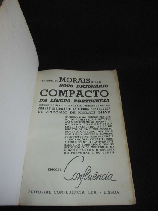 Livros Novo Dicionário Compacto da Língua Portuguesa Morais Silva Comp