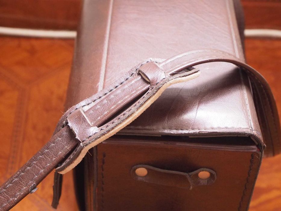 Bolsa Vintage Fotografia - Pele