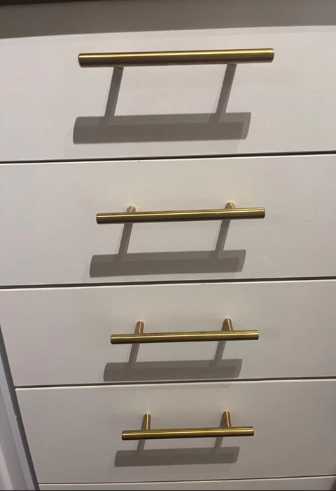 4 Puxadores NOVOS em Metal