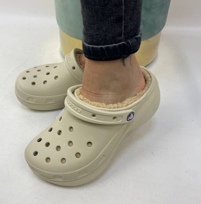 Crocs Platform Зимові Крокси Платформа з Хутром Crocs Утеплені