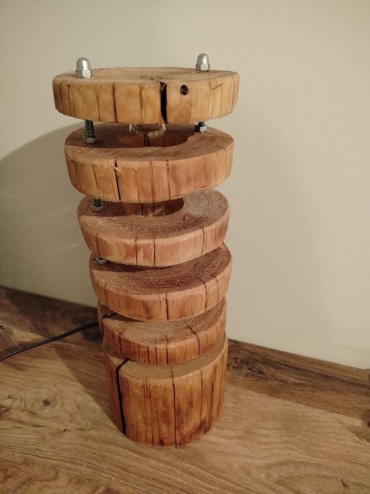 Lampa stołowa, handmade loft