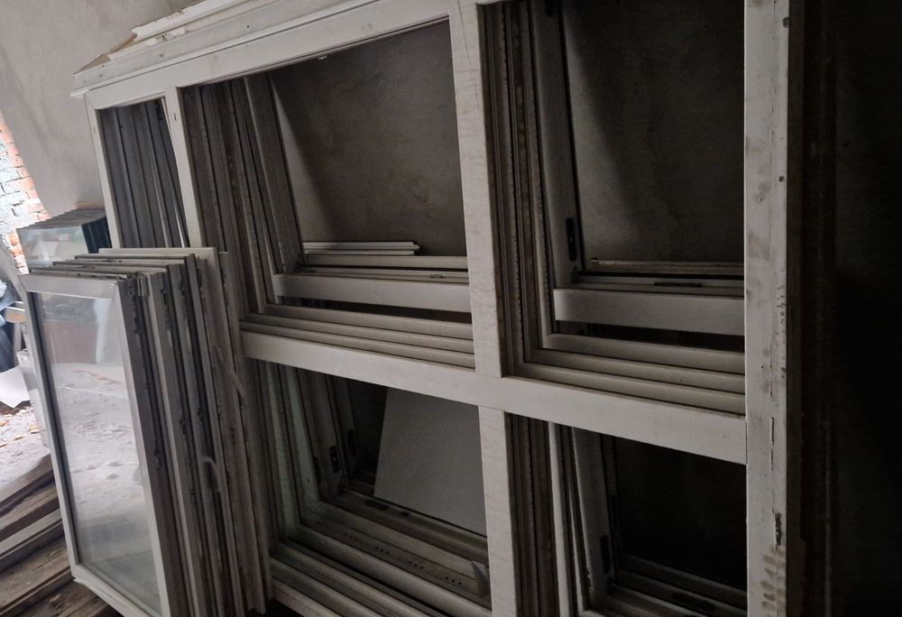 Вікна ПАНОРАМА 12.10м×2.37м вікно окна метало пластикові металопластик