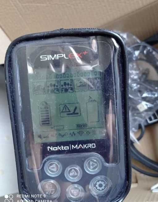Металлоискатель Nokta Makro Simplex Plus Металодетектор Металошукач