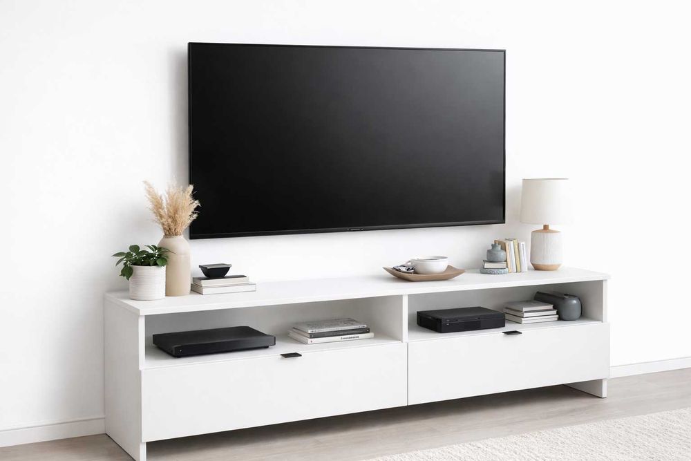 Szafka RTV do salonu MEGA 160 cm | 3 Kolory | Wysyłka w cenie PL