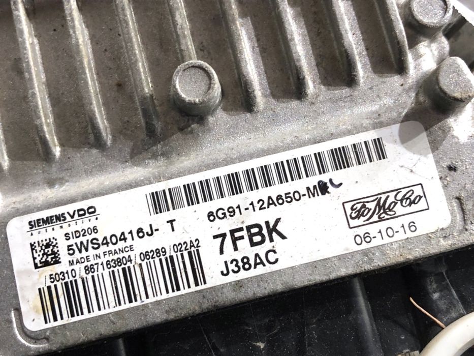 KOMPUTER SILNIKA FORD S-MAX 6G91-12A650-MK 2.0 136KM 06-14 STEROWNIK