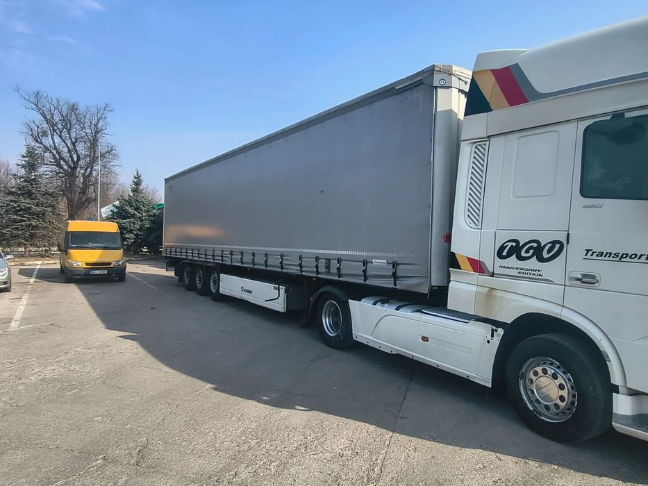 Krone SD  Krone SD 2018, podnoszona oś, plandeka