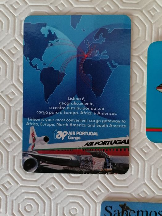 Conjunto de 6 calendários da companhia aérea portuguesa TAP
