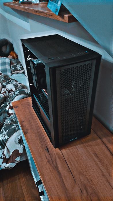 Zestaw komputer + klawiatura mecha. + Mysz