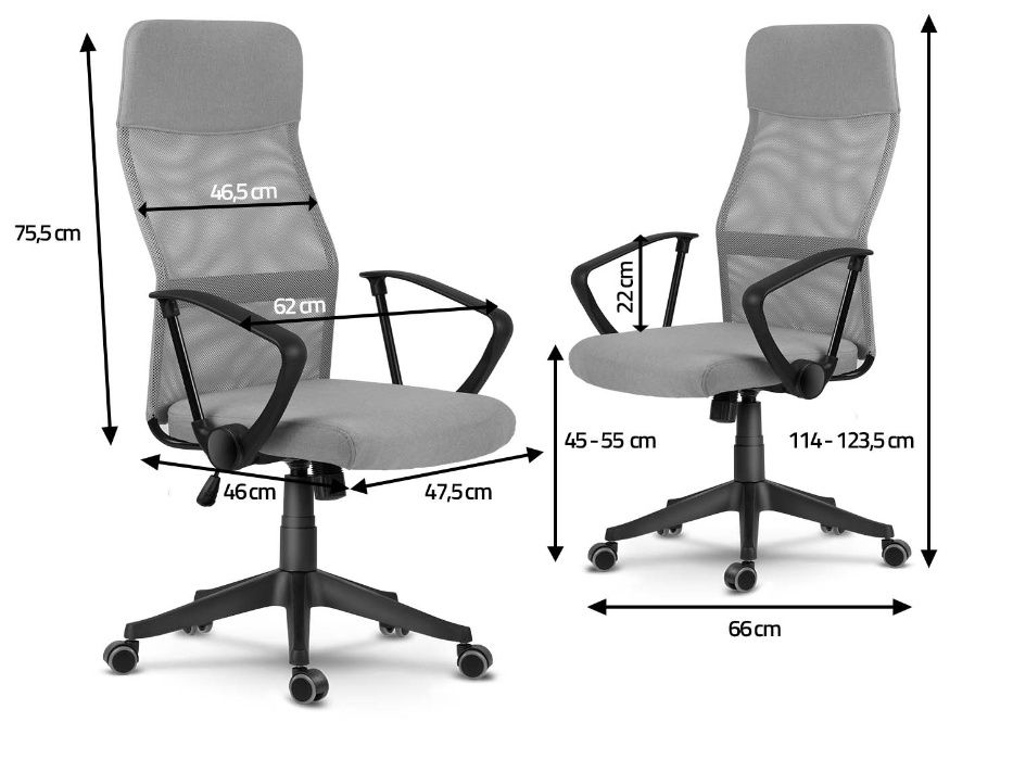 Офісне крісло з мікросітки Fregat SYDNEY