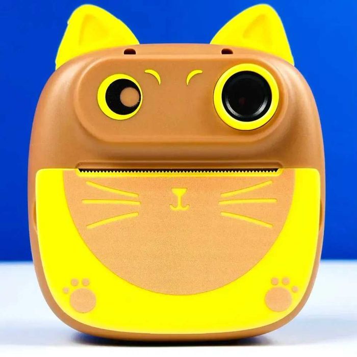 Дитяча фотокамера Cat D6 функція друку фронтальна камера Коричневий