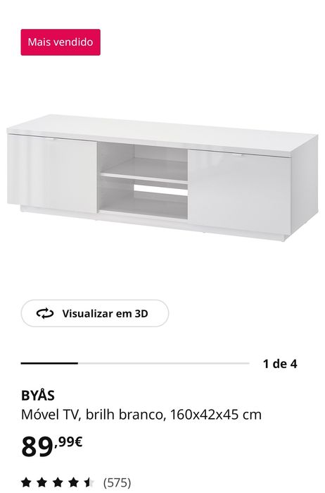 Móvel tv IKEA byas