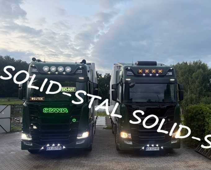 Orurowanie Malowane proszkowo Scania R / S Nowy Model Stal nierdzewna