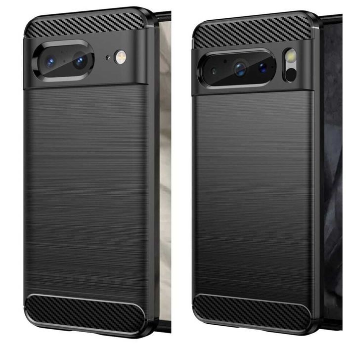 Противоударный чехол Google Pixel 6 7 8 Pro a карбон и другие модели