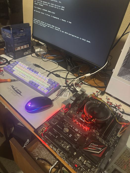 комплект asus z170 pro gaming + i3-6100 робоча