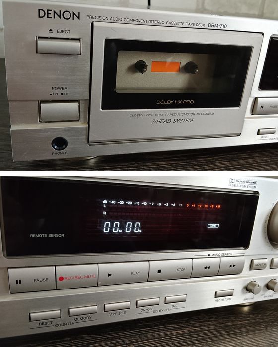 DENON DRM-710 Stereo Cassette Deck 1992-94